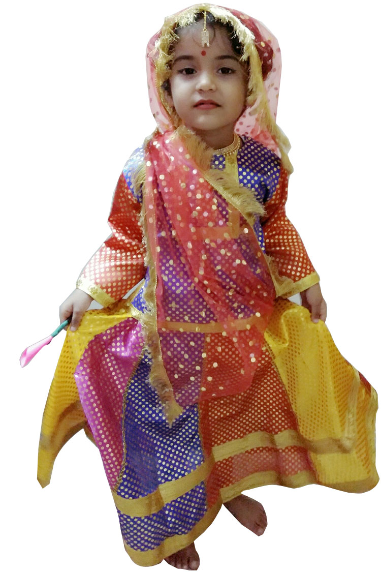 radha dress costume